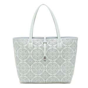 Vince Camuto Leila laser cut leather tote